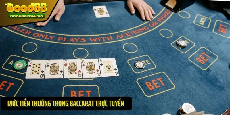 Mức tiền thưởng thành viên nhận được cho mỗi ván baccarat trực tuyến